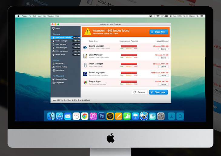 can avast get rid of advanced mac cleaner virus